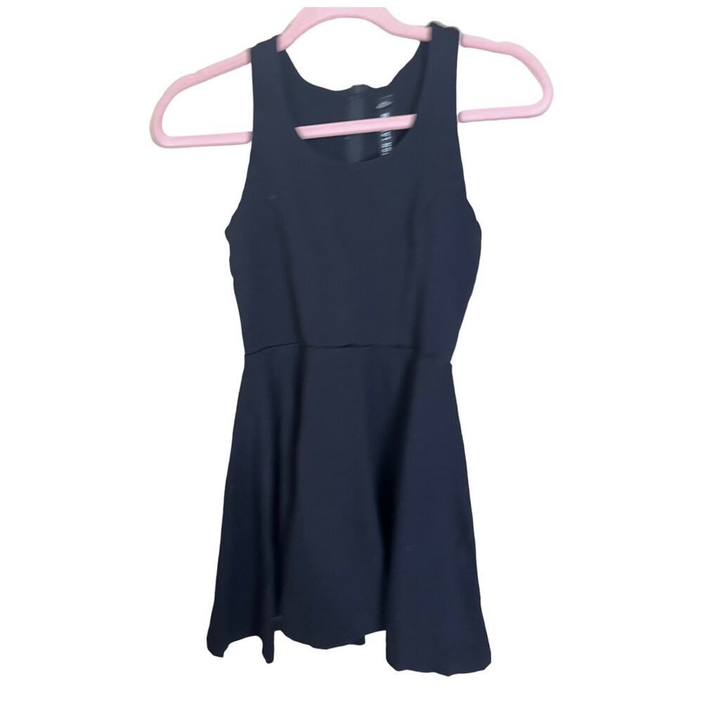 Design Lab Lord & Taylor black cutout back dress sleeveless XS